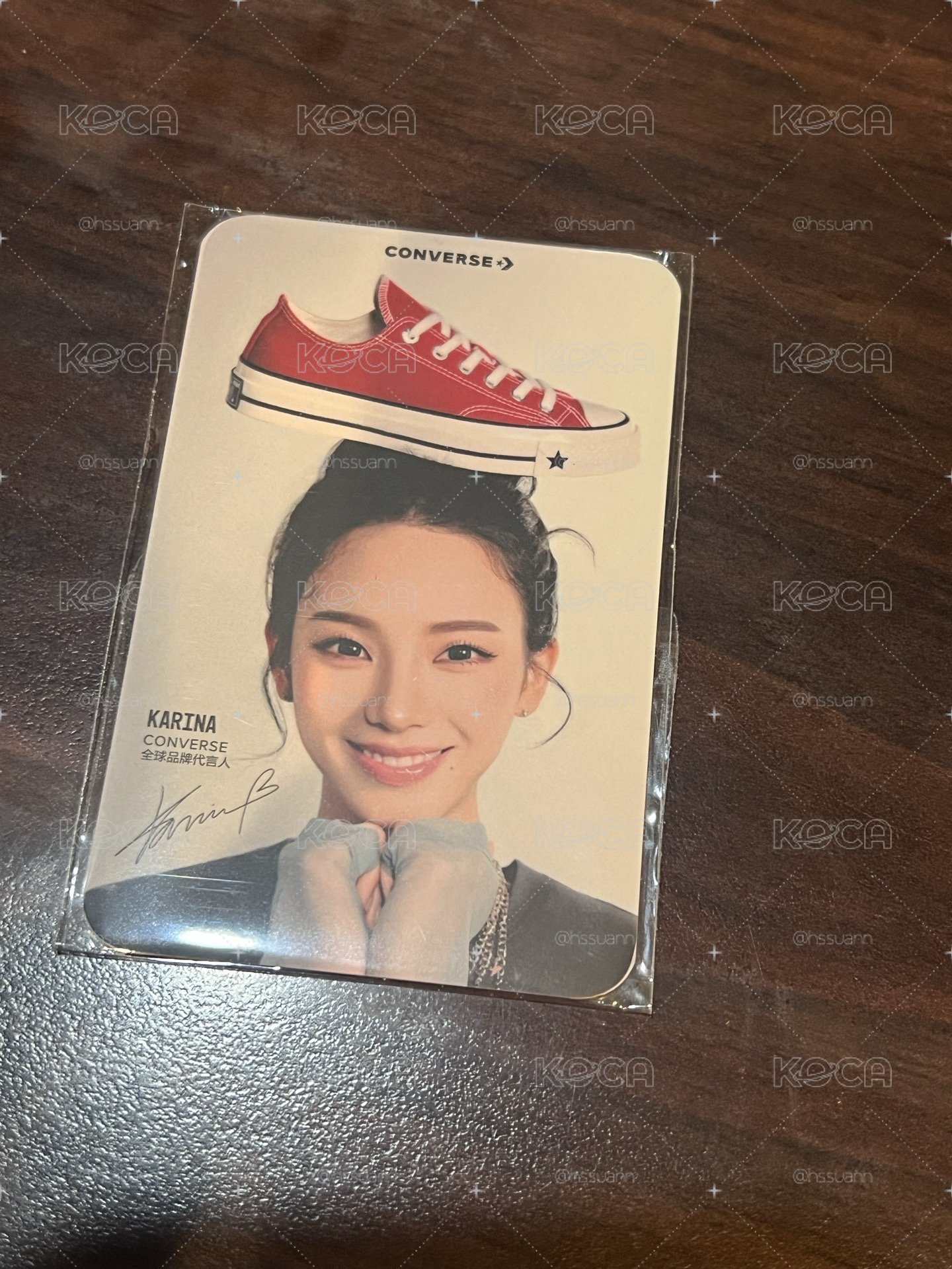 Karina converse代言小卡