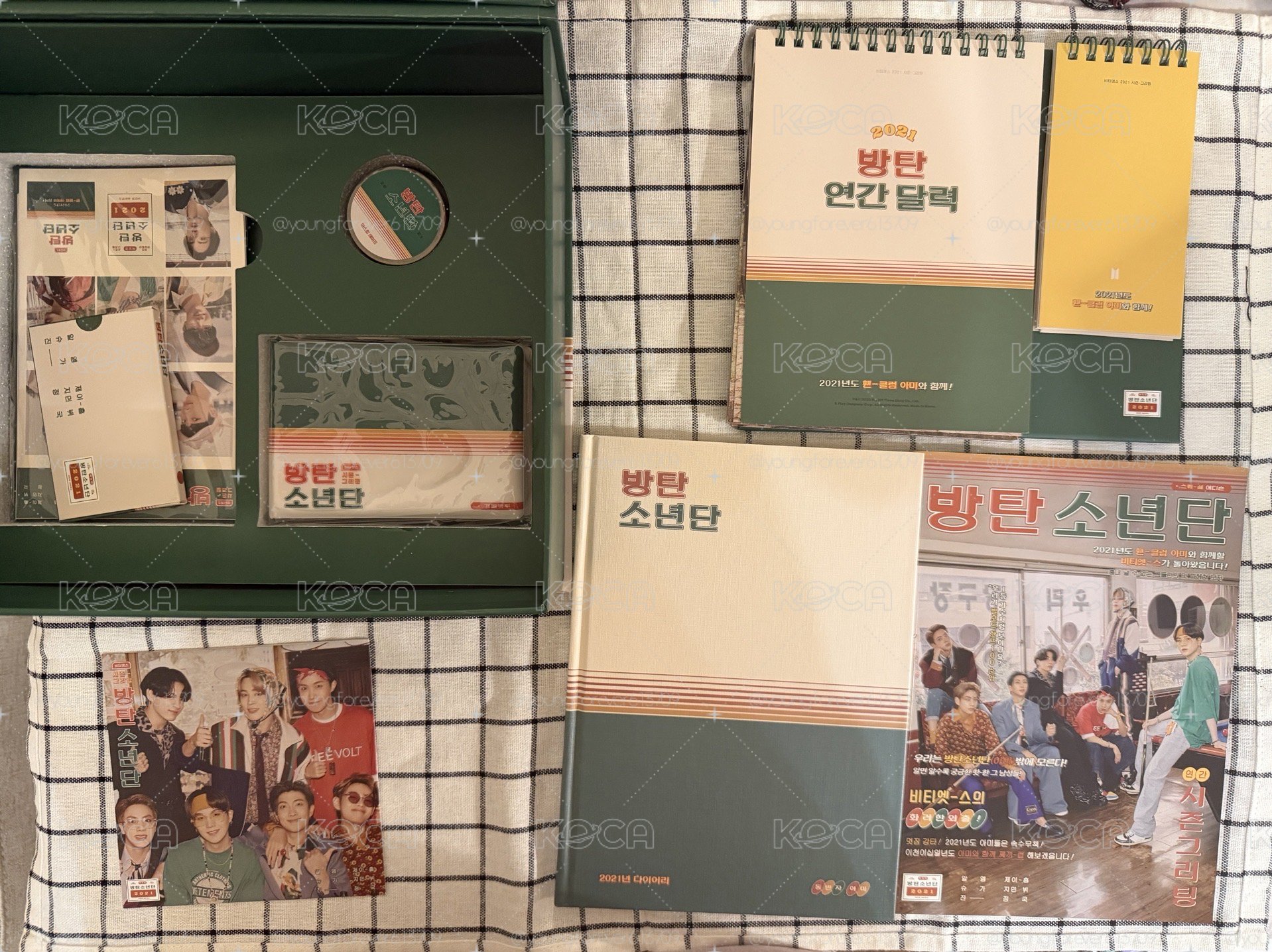BTS 2021SG 年曆
