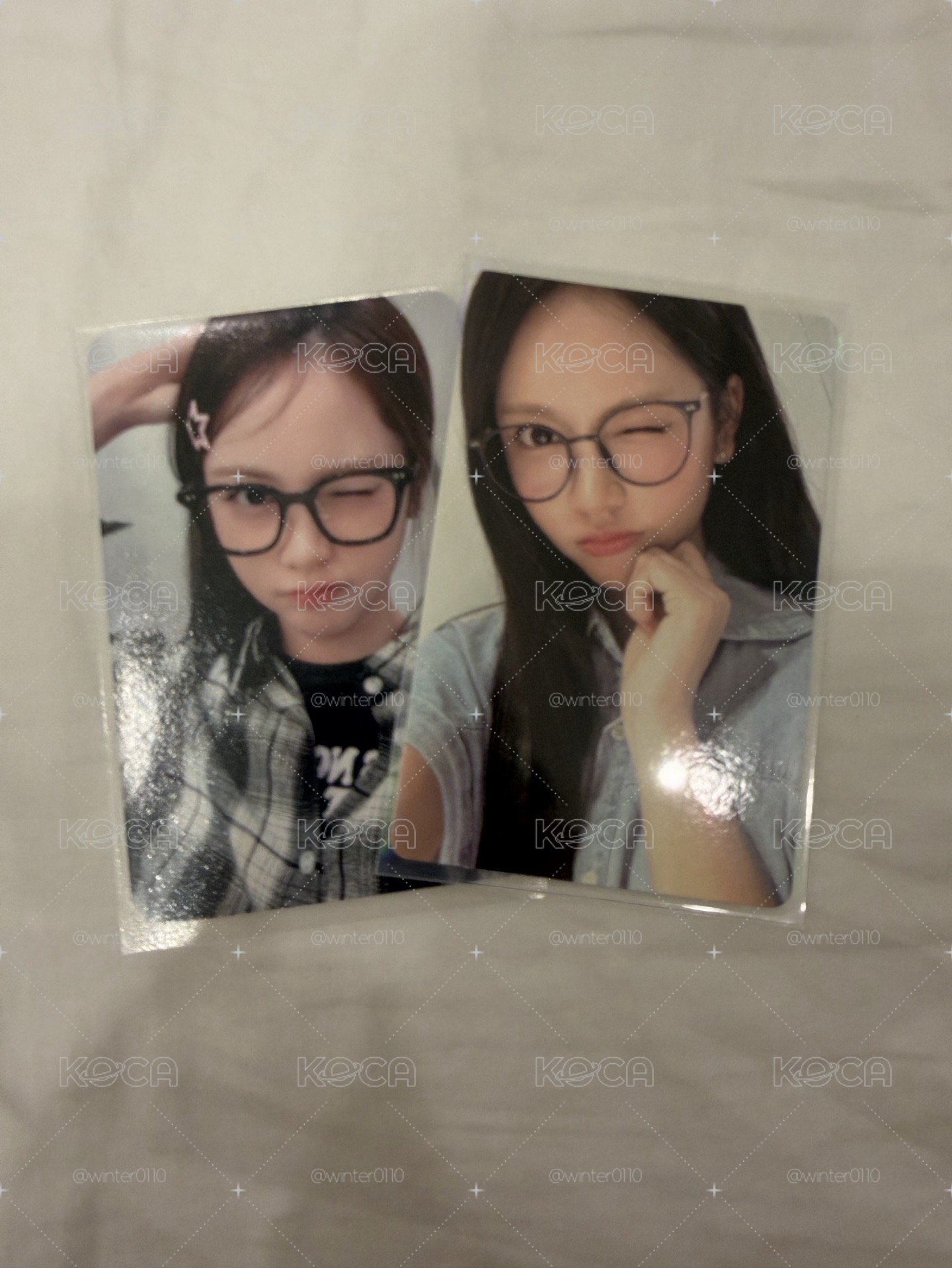 Hearts2hearts 兩張萌萌的卡門一起