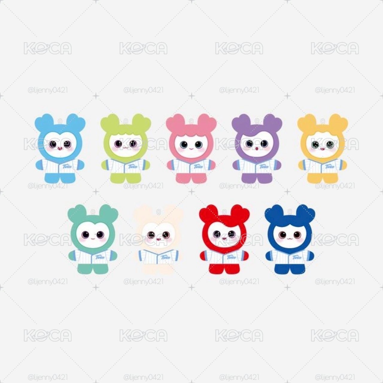 Twice Sana棒球娃
