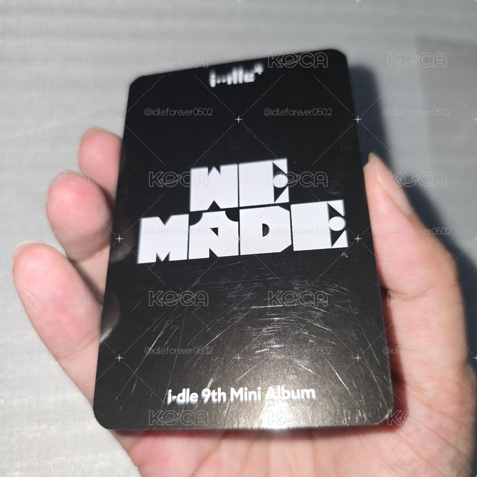 i-dle 迷九 We Made Musinsa1.0特典卡 雨琦 舒華