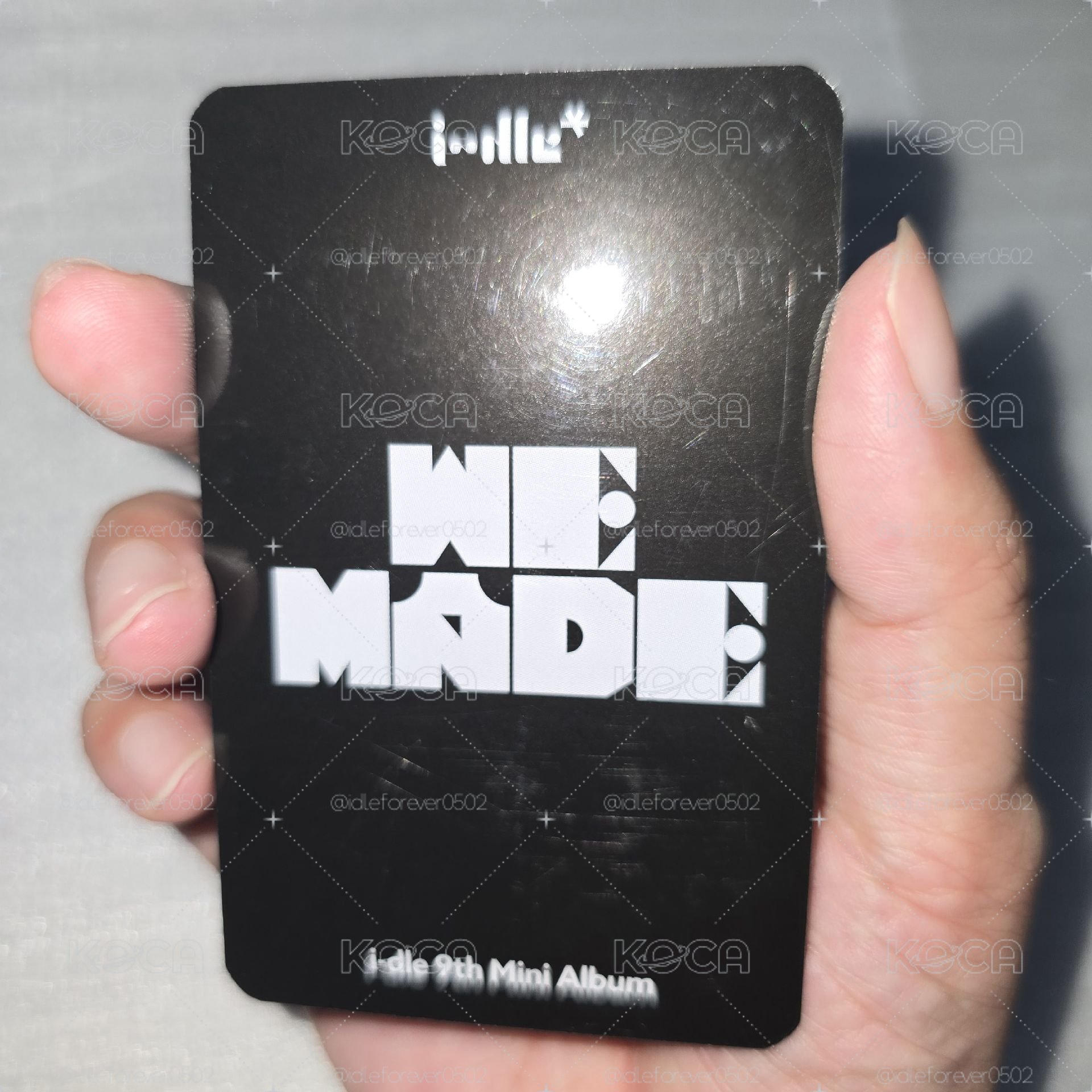 i-dle 迷九 We Made Musinsa1.0特典卡 雨琦 舒華