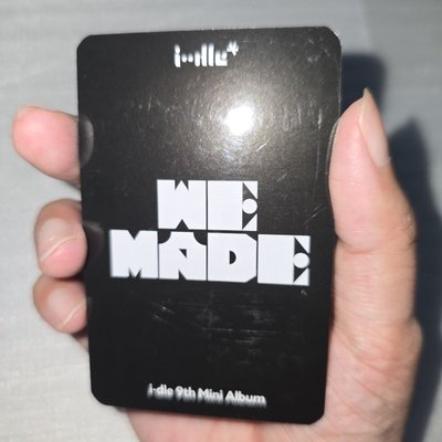 i-dle 迷九 We Made Musinsa1.0特典卡 雨琦 舒華