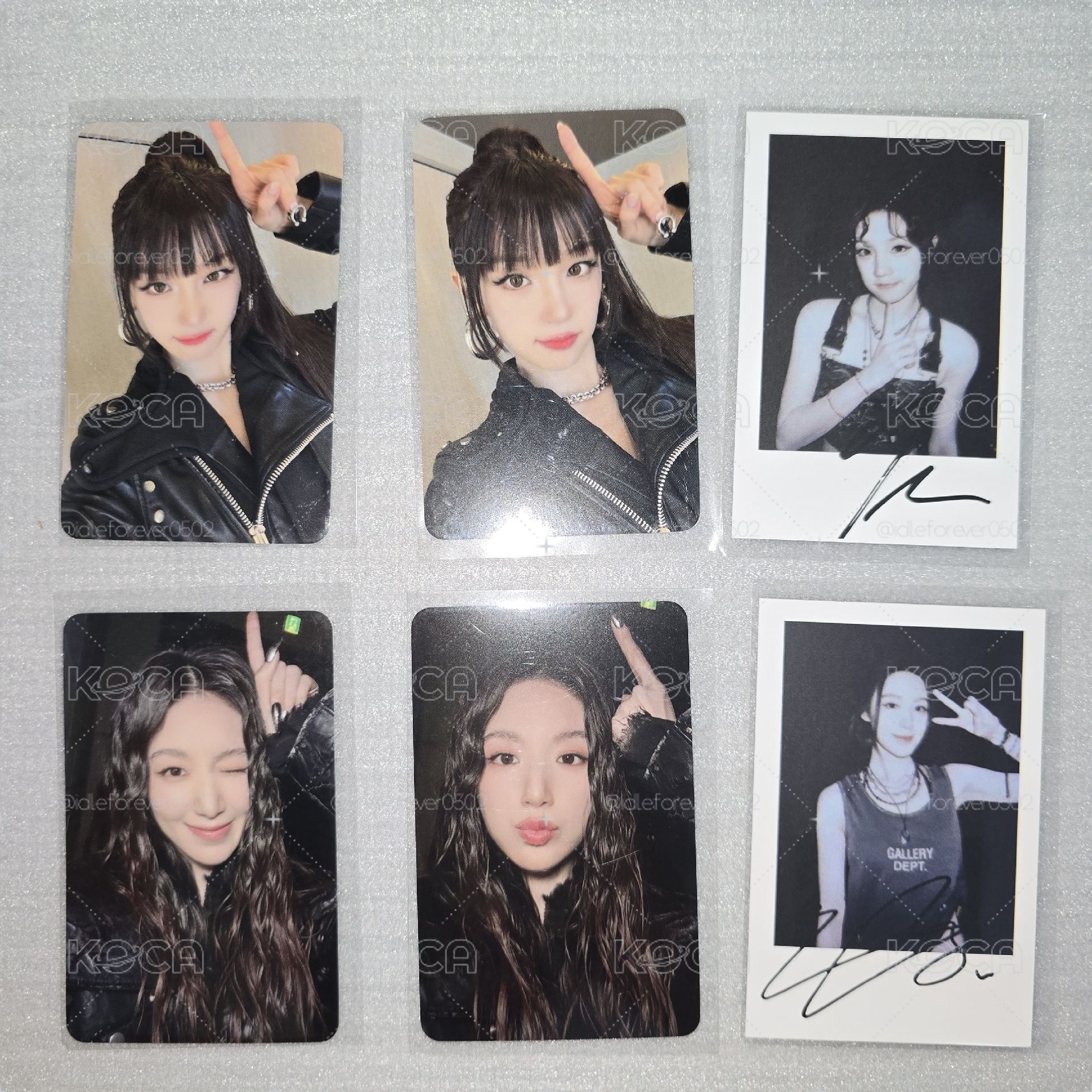 i-dle 迷九 We Made NY1.0特典卡 雨琦 舒華