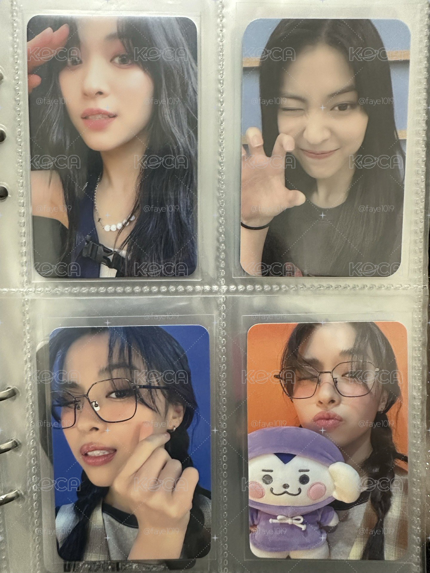 出清_ITZY 留真 運動鞋特典卡