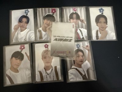 ATEEZ the world outlaw KM 臺灣線下簽售 小卡 弘中 星化 潤浩 呂尚 傘 旼琦 友榮 鍾浩