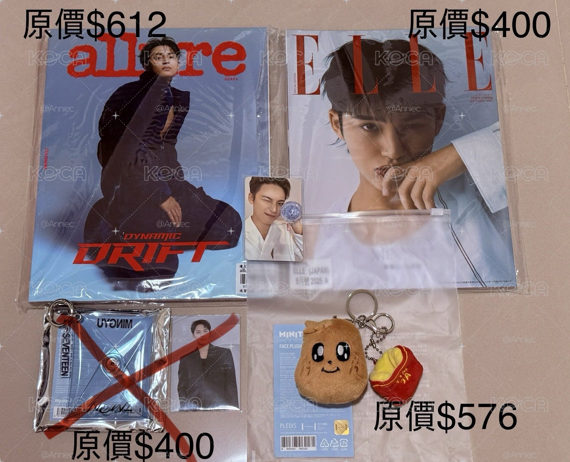 Kimja大頭娃娃盤（其餘內容物看圖二）