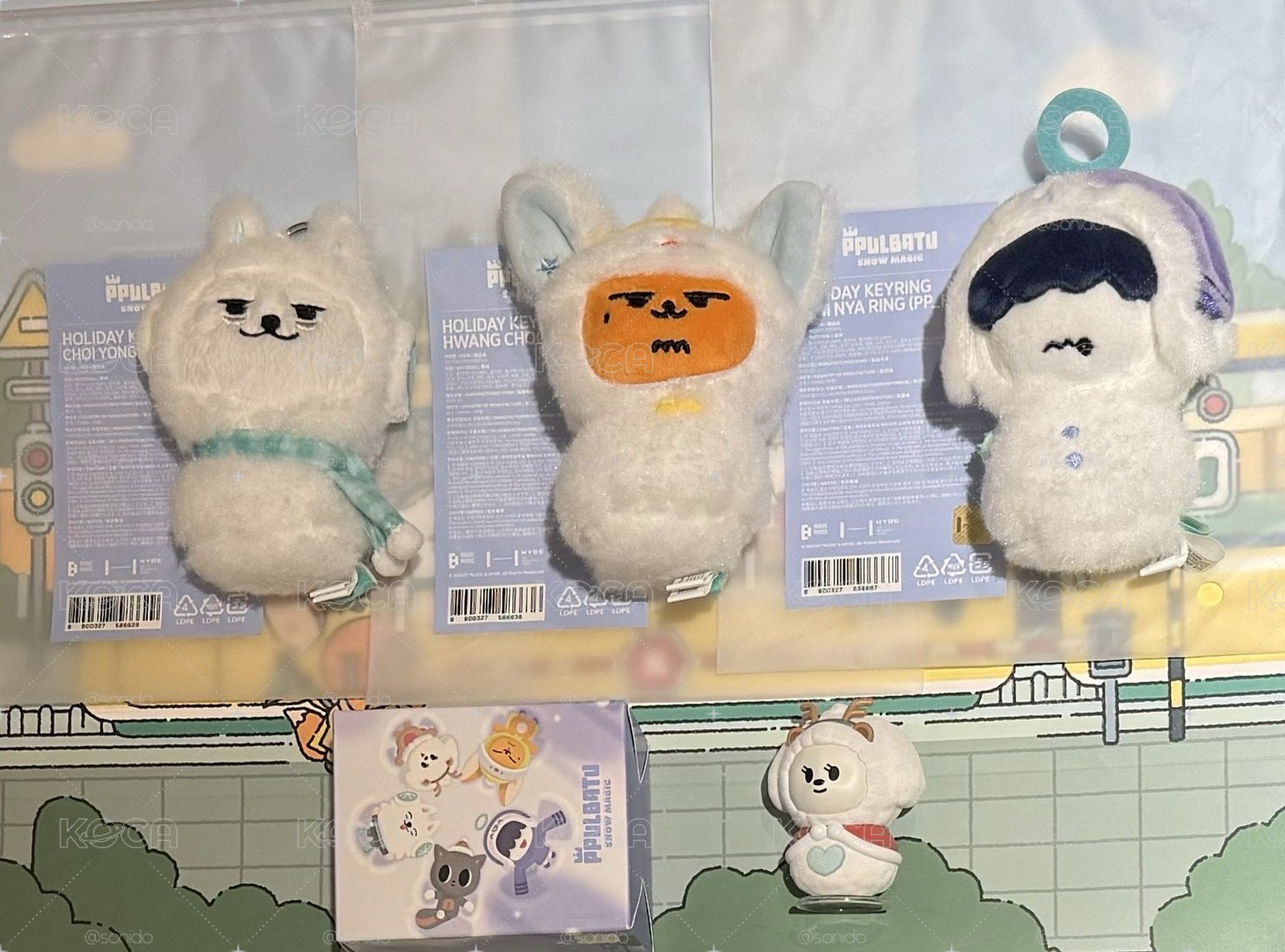代友售 雪人娃春猛寧+雪人公仔嘻