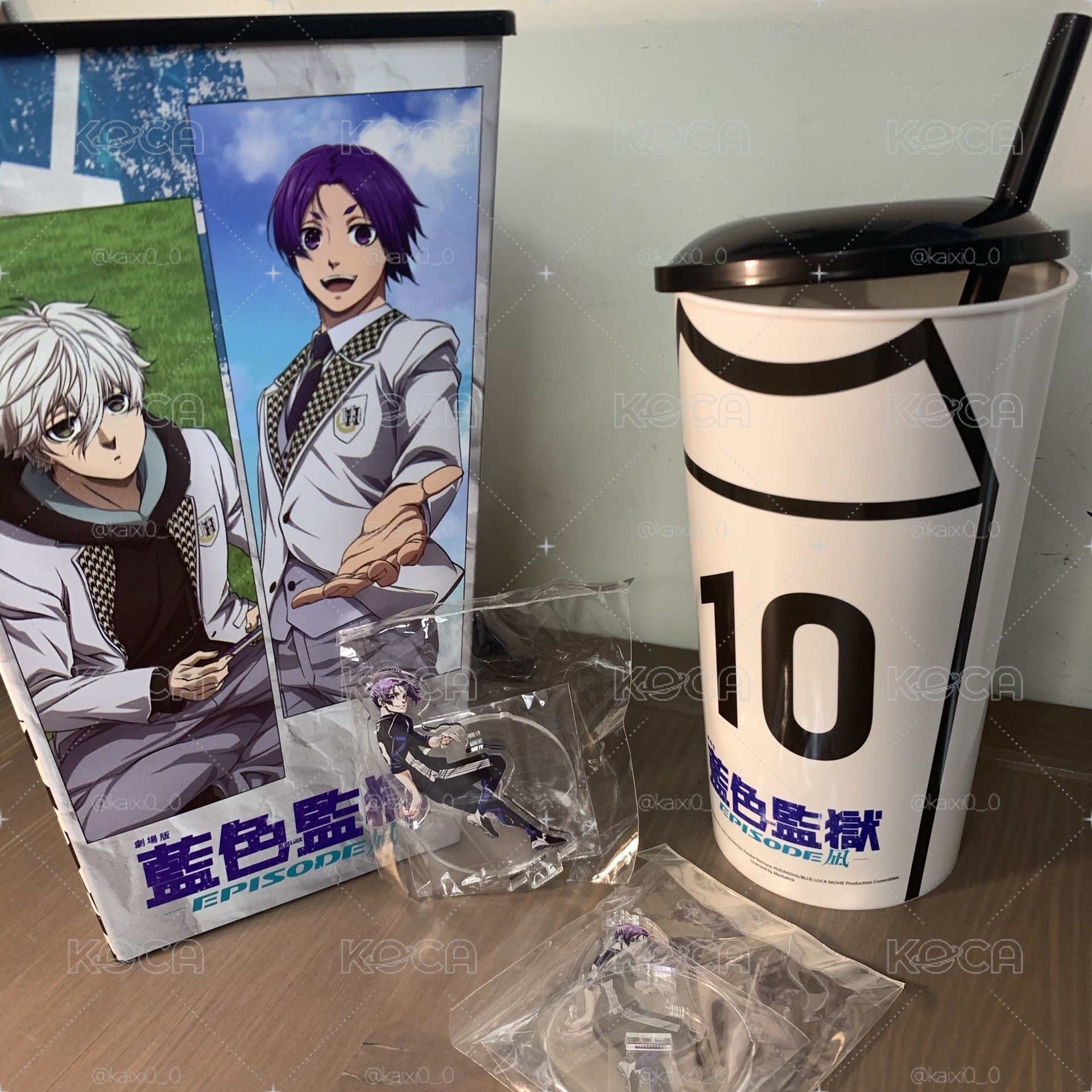 劇場版 藍色監獄 -EPISODE 凪- 威秀套餐 爆米花桶 飲料杯 立牌 玲王