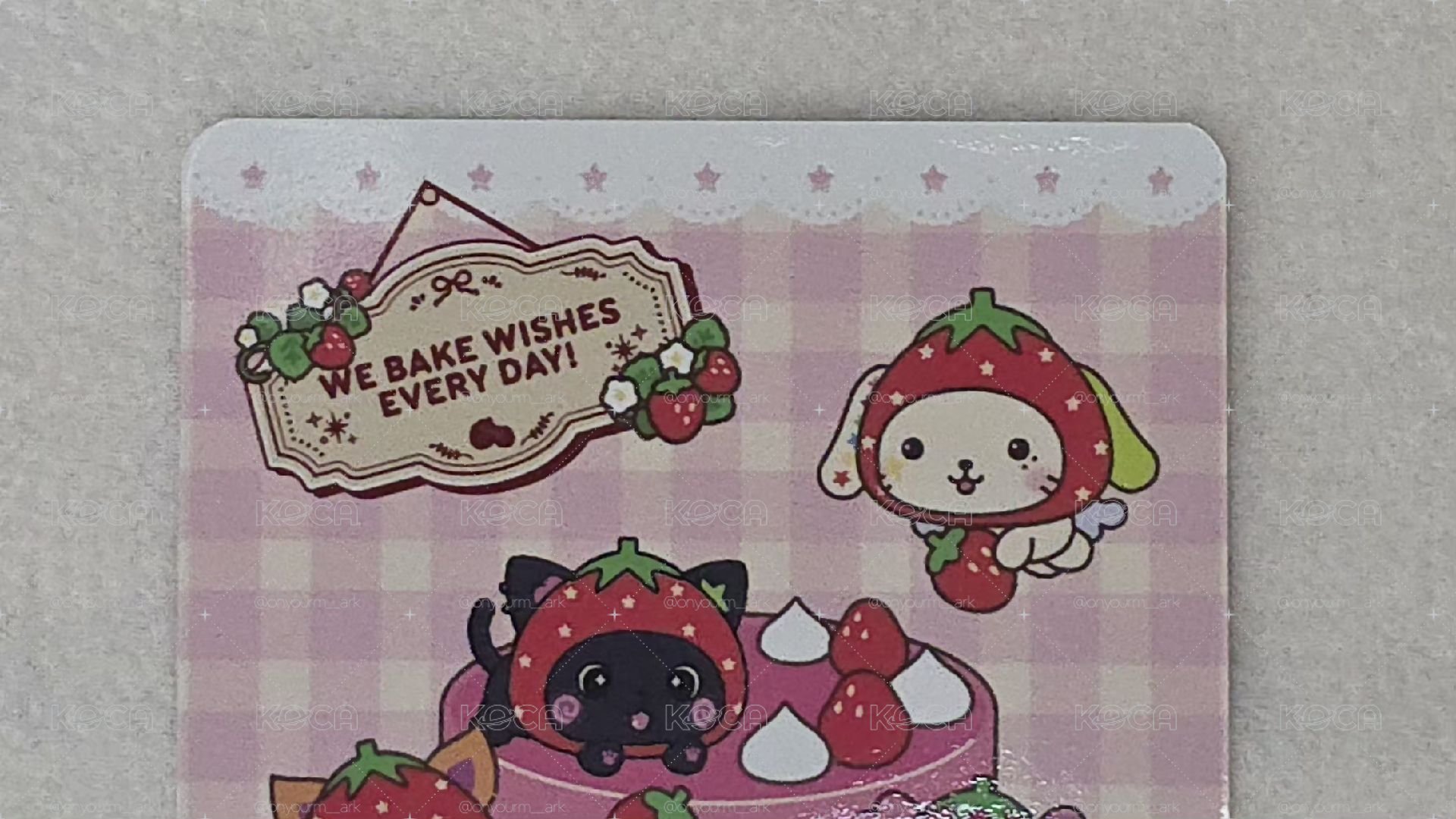 [Yushi] BERRY BAKERY 滿額卡