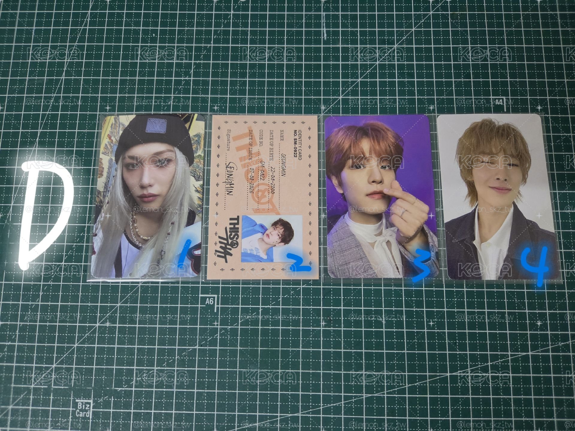 Stray kids 小卡區