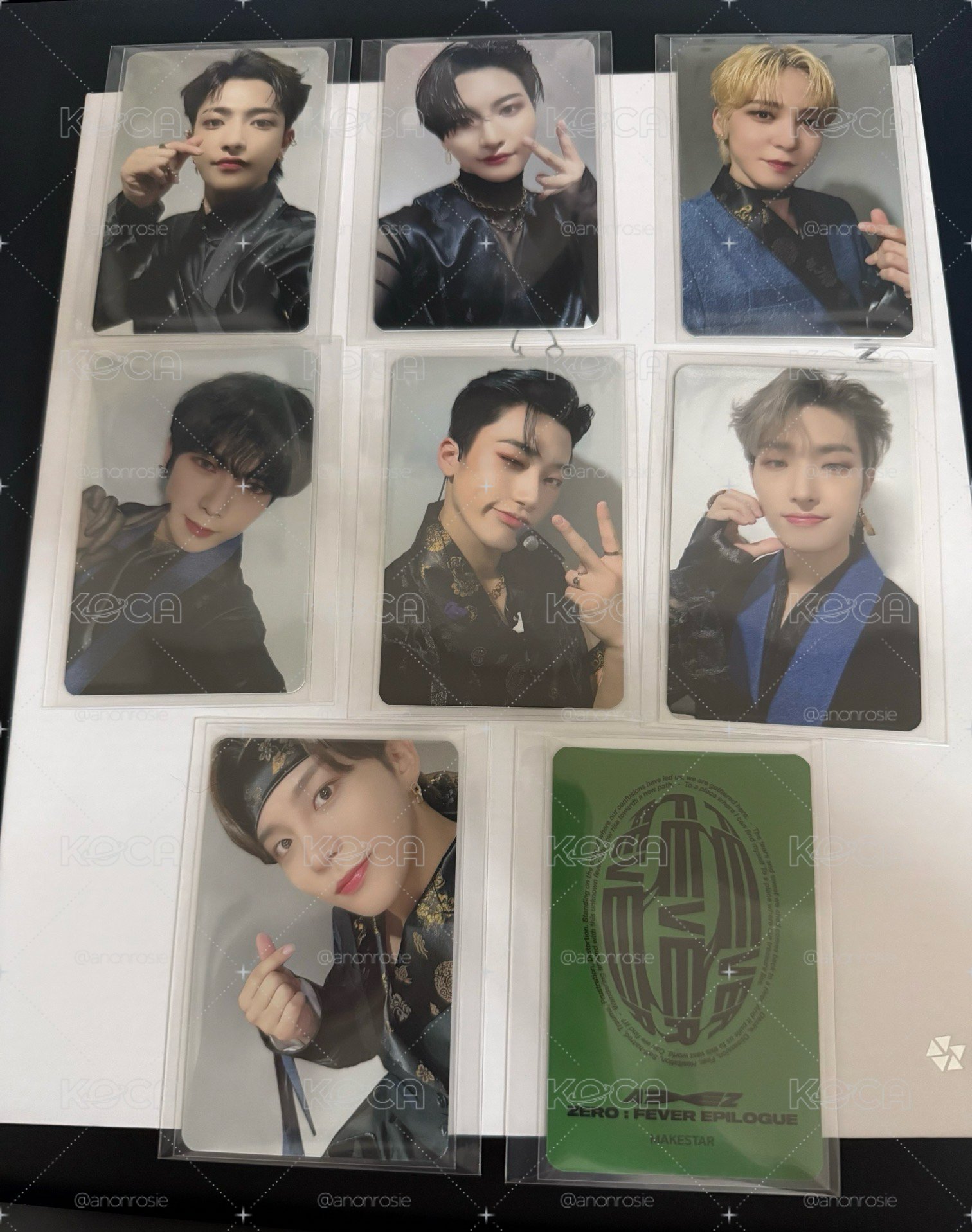 ATEEZ zero fever epilogue MS 6.0 小卡 弘中 星化 潤浩 呂尚 傘 旼琦 友榮 鍾浩