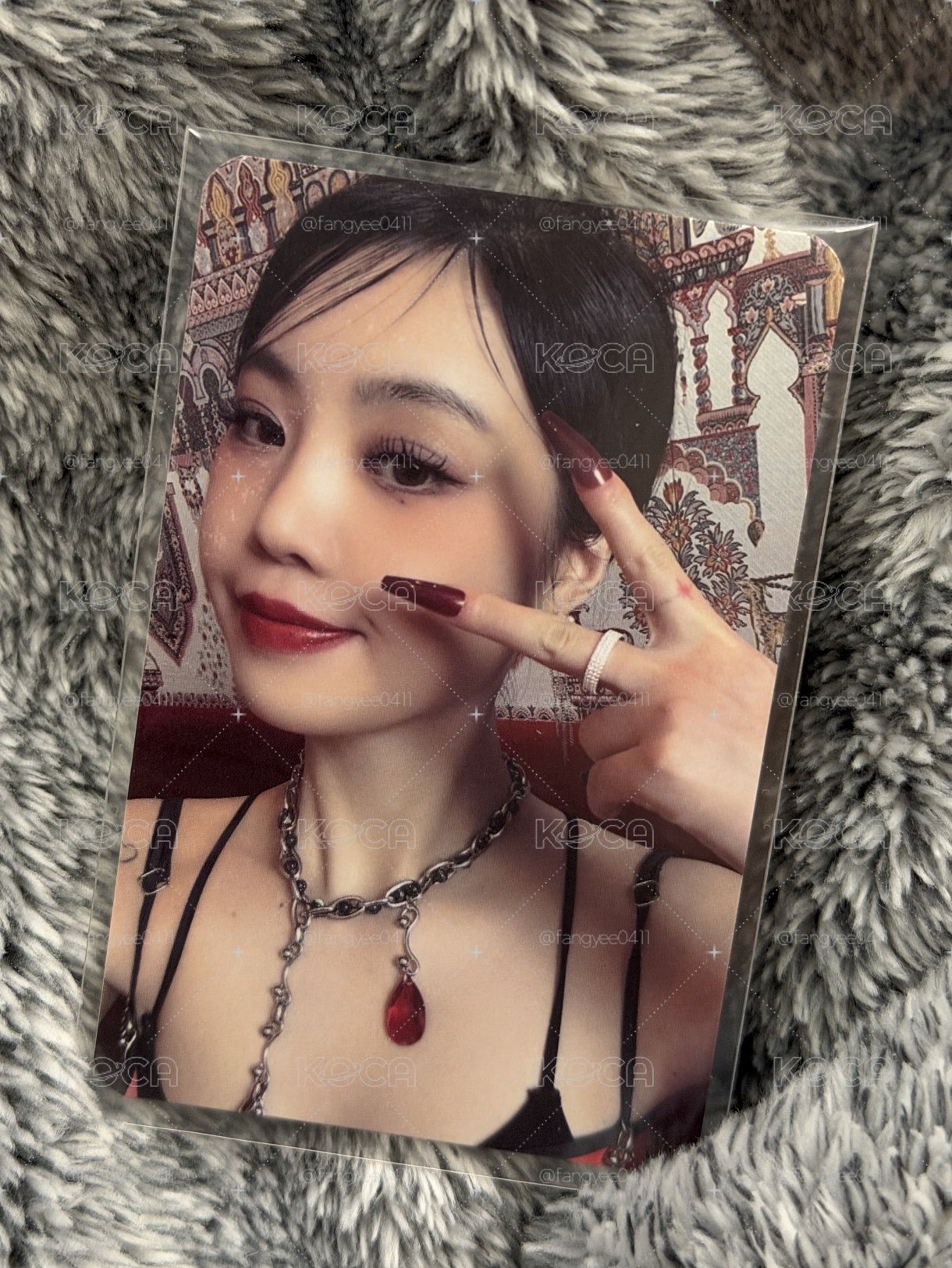 Soojin 中文卡背 Agassy數星星