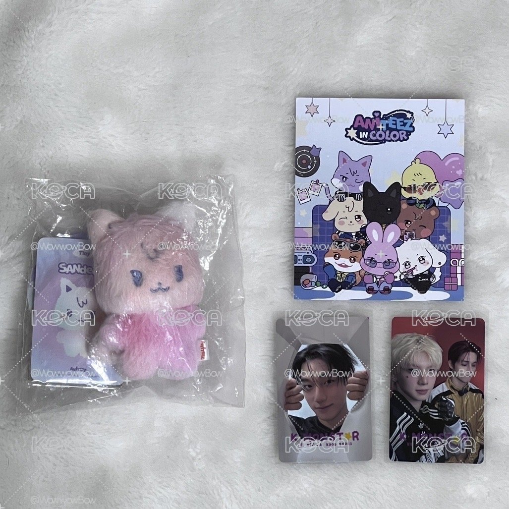 ANITEEZ IN COLOR 娃娃玩偶 COLOR MIX TINY ANITEEZ DOLL +入場卡+集章卡