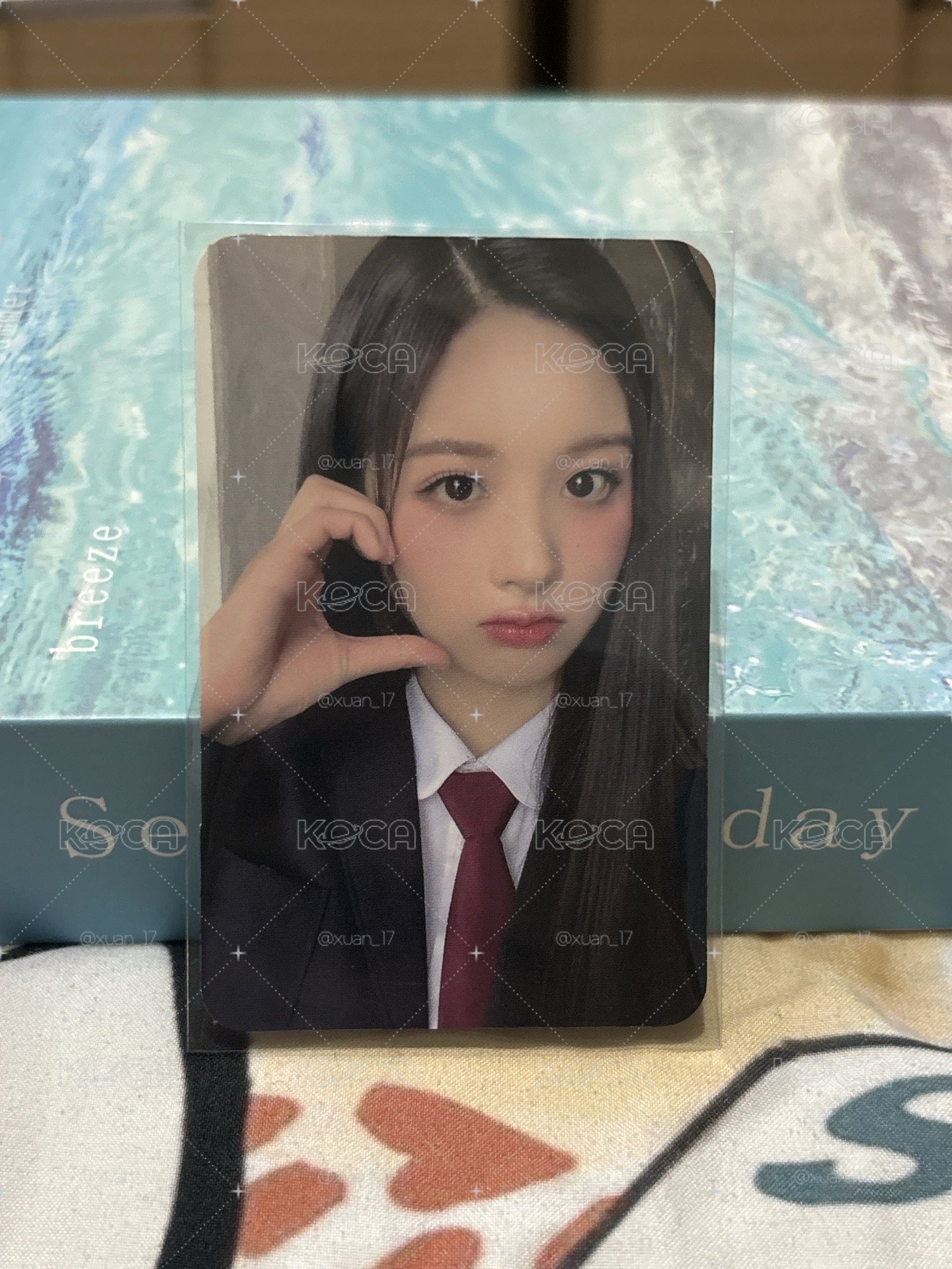 2023年曆 jyp 特典卡 制服