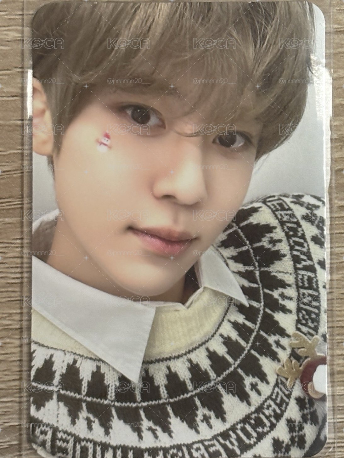 NCT WISH SION 吳是溫 小卡