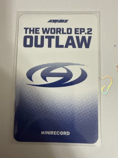 ATEEZ the world outlaw MR LD 小卡 鍾浩