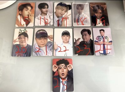 Superjunior 各種小卡