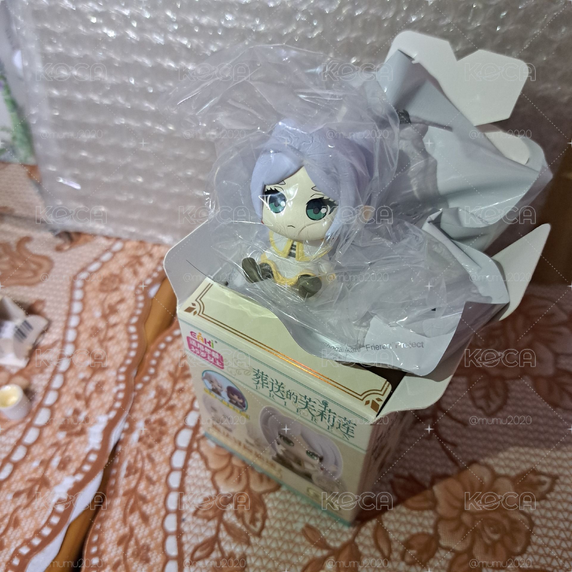 《拆檢》坐坐系列 芙莉蓮 公仔 盲盒(無卡,在意者勿買)