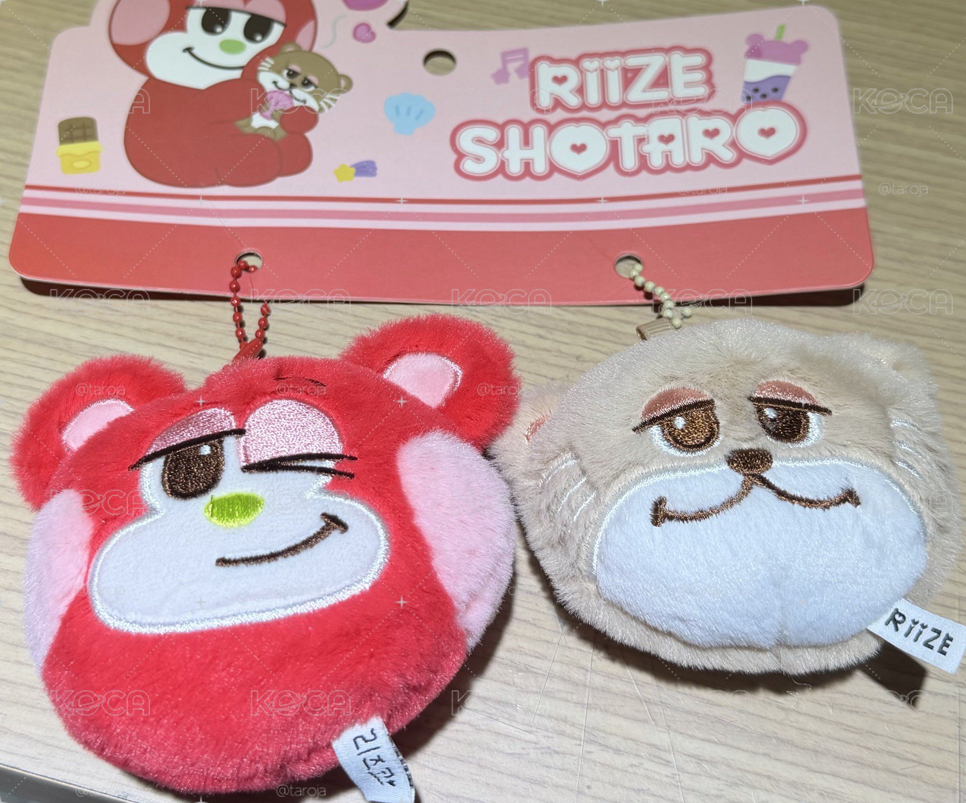 RIIZE 上海快閃掛件栗子扣