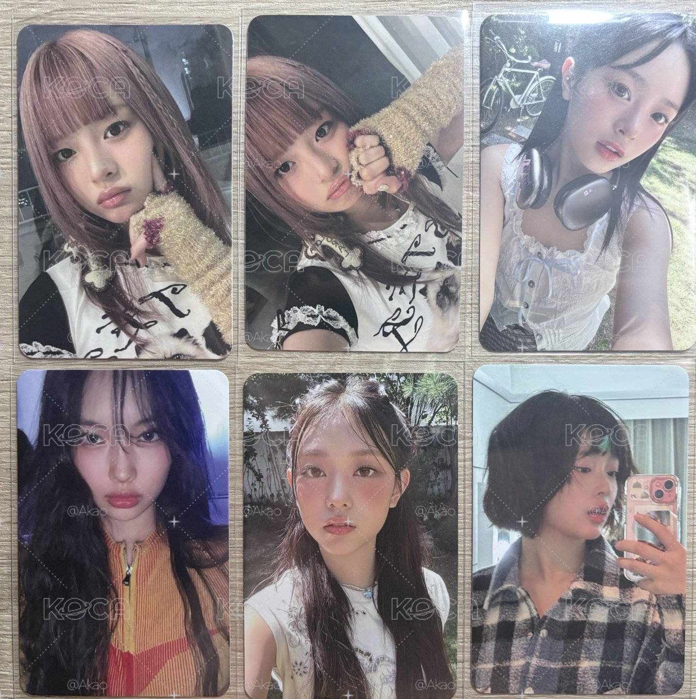 小盤 haerin卡背為錯版 少見卡