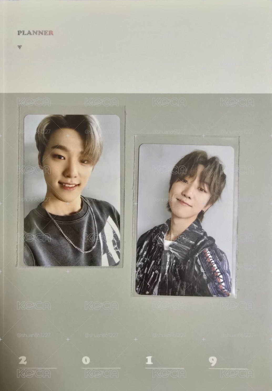 SEVENTEEN 2019SG 記事本+小卡