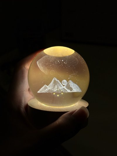 崔傘 生日MD 單水晶球燈