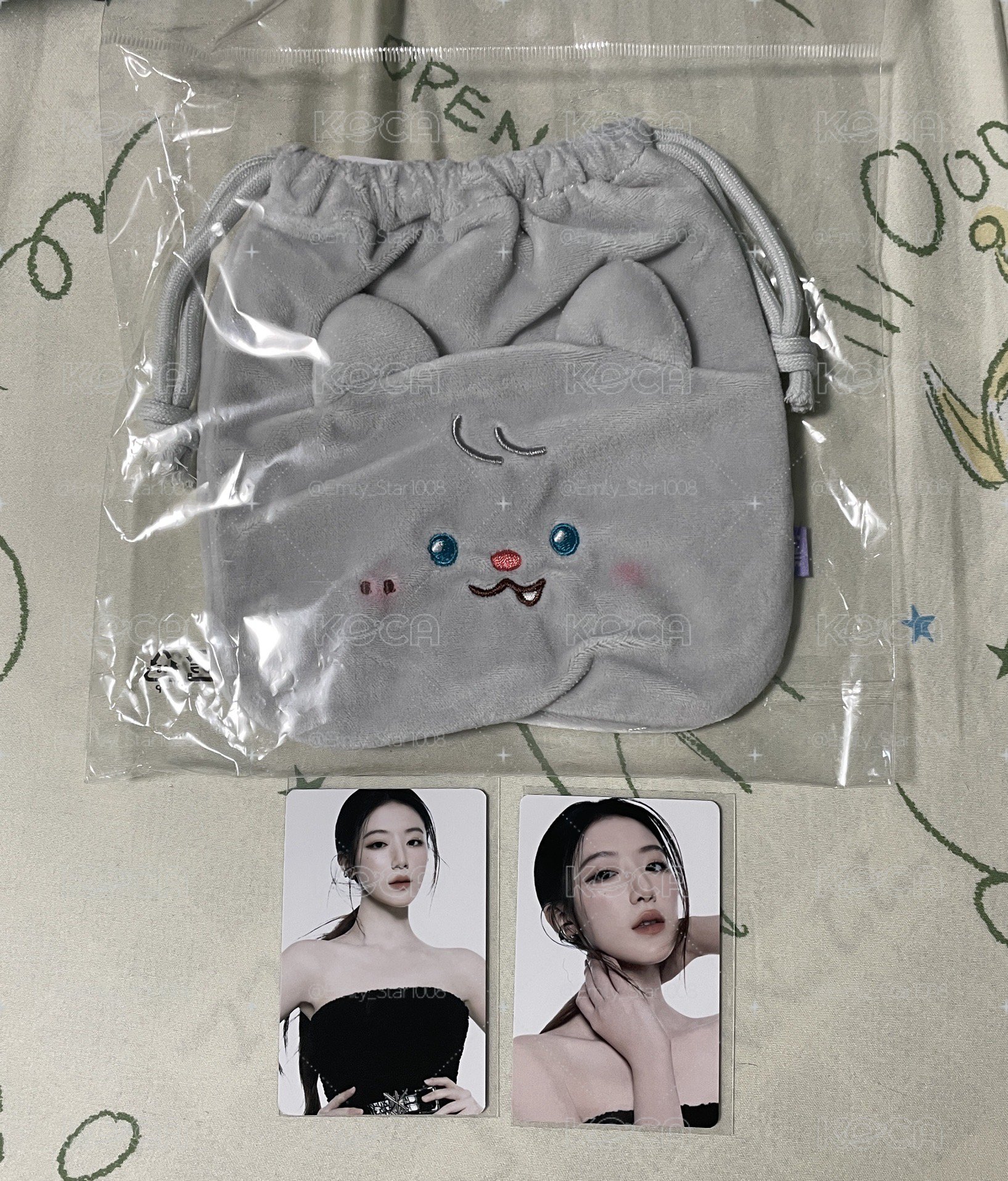i-dle 舒華baby 束口袋+2張日本場週隨機卡
