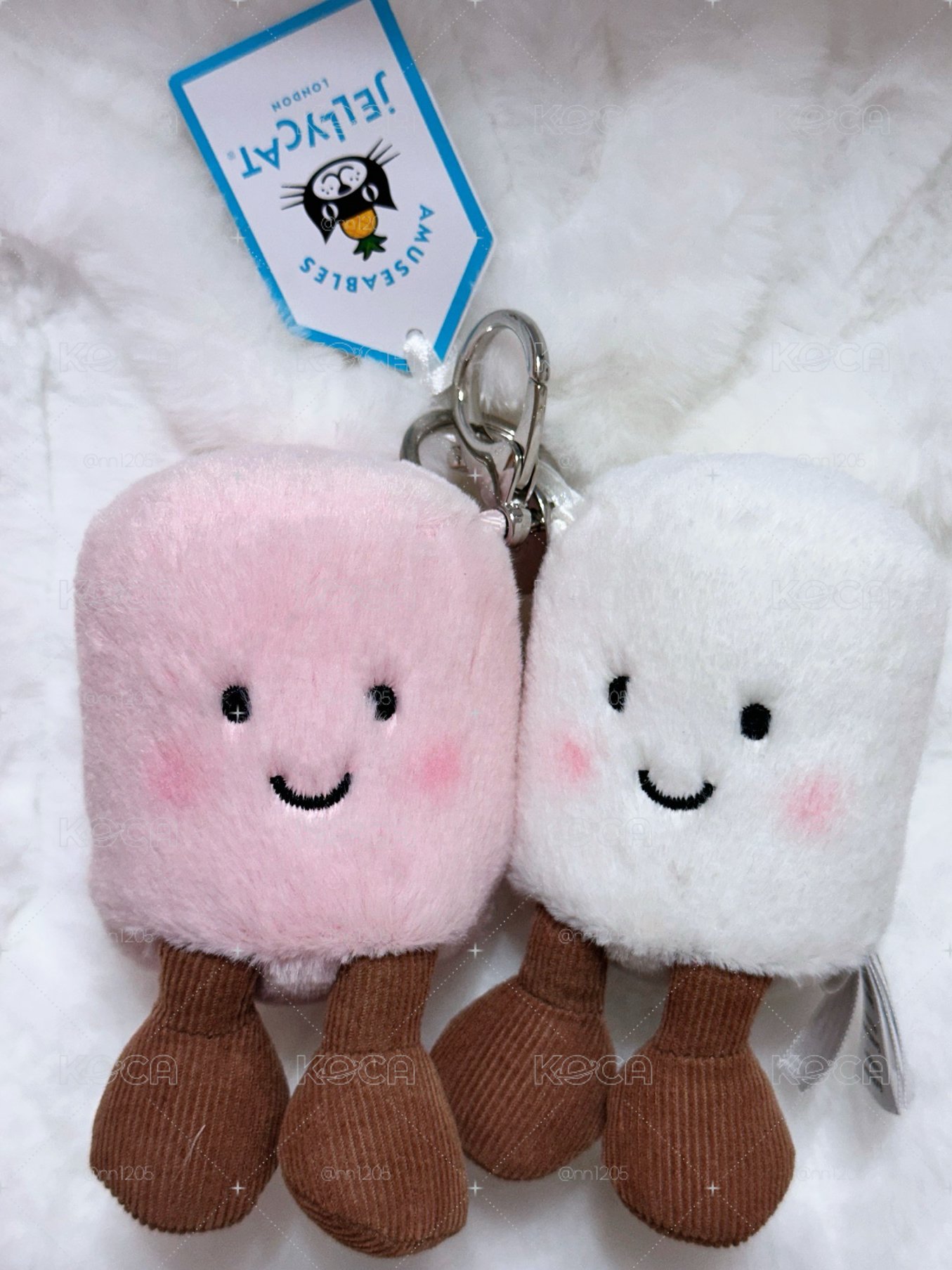 全新jellycat棉花糖吊飾