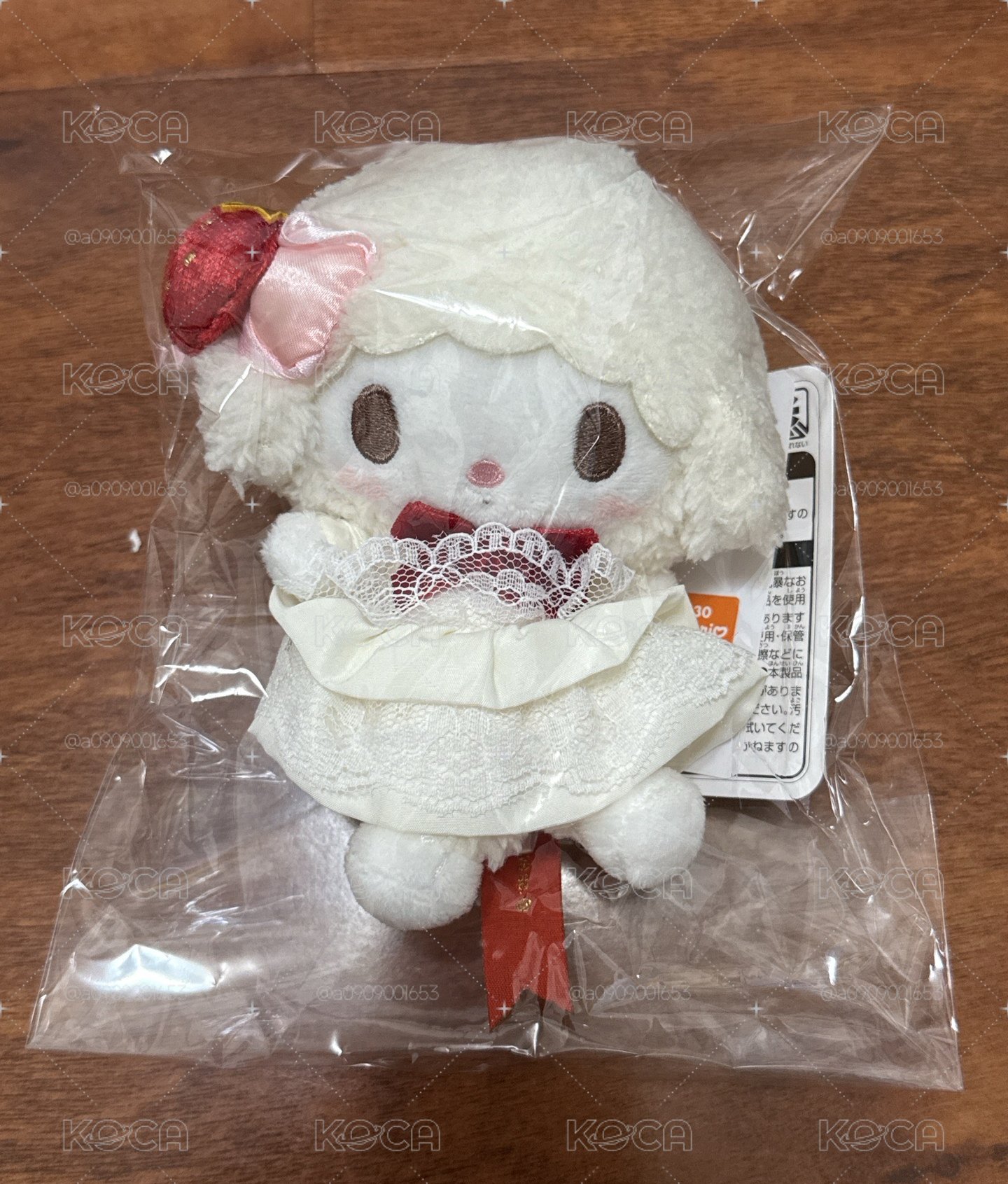 Sanrio 三麗鷗 草莓蛋糕 小羊 彼安諾 娃娃吊飾