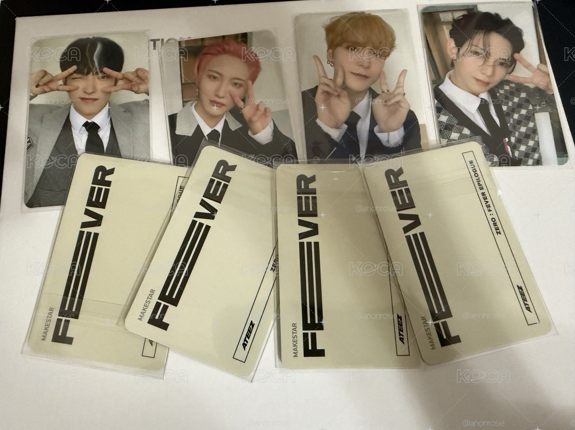 ATEEZ zero fever epilogue MS 小卡