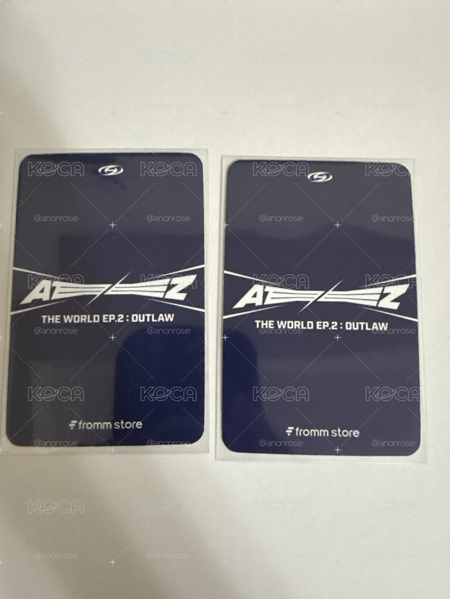 ATEEZ the world outlaw fromm 小卡
