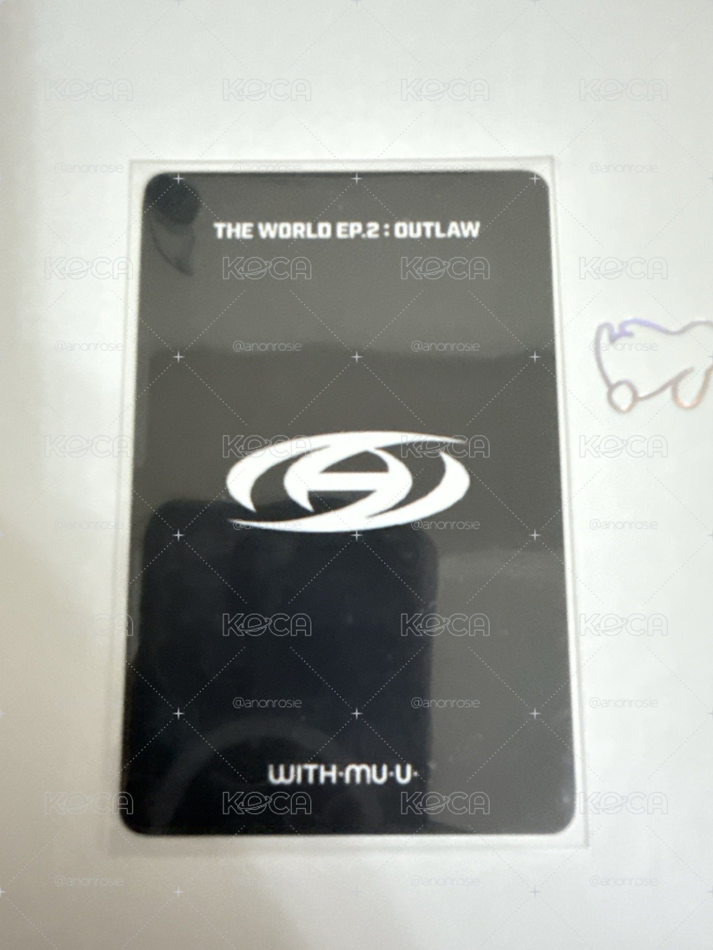 ATEEZ the world outlaw WM 小卡 星化