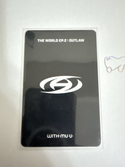 ATEEZ the world outlaw WM 小卡 星化
