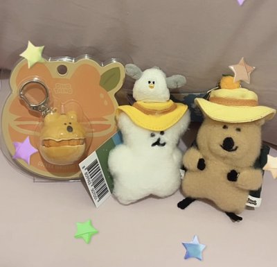 韓國 Dinotaeng 矮袋鼠 濟州島限定 背包Quokka 海鷗bobo 花生按鍵 娃娃 吊飾