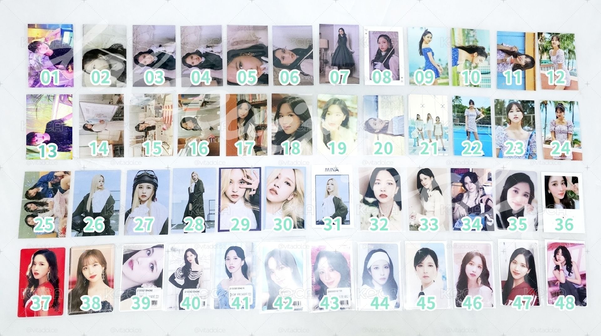 TWICE MINA N區 名井南小卡周邊 🐧 編號見圖三 💫
