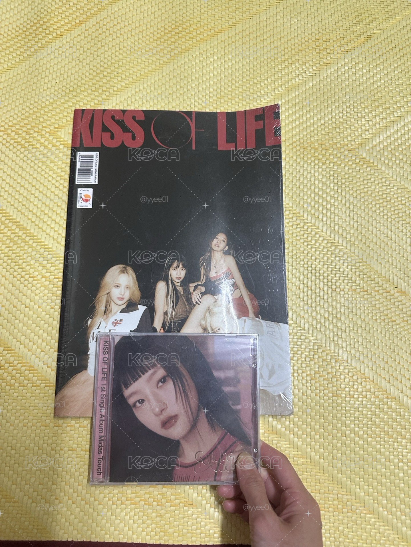 kiss of life出道專 +單曲一點石成金 專輯 (Jewel Ver.)+迷三 專輯 (Jewel Ver.)