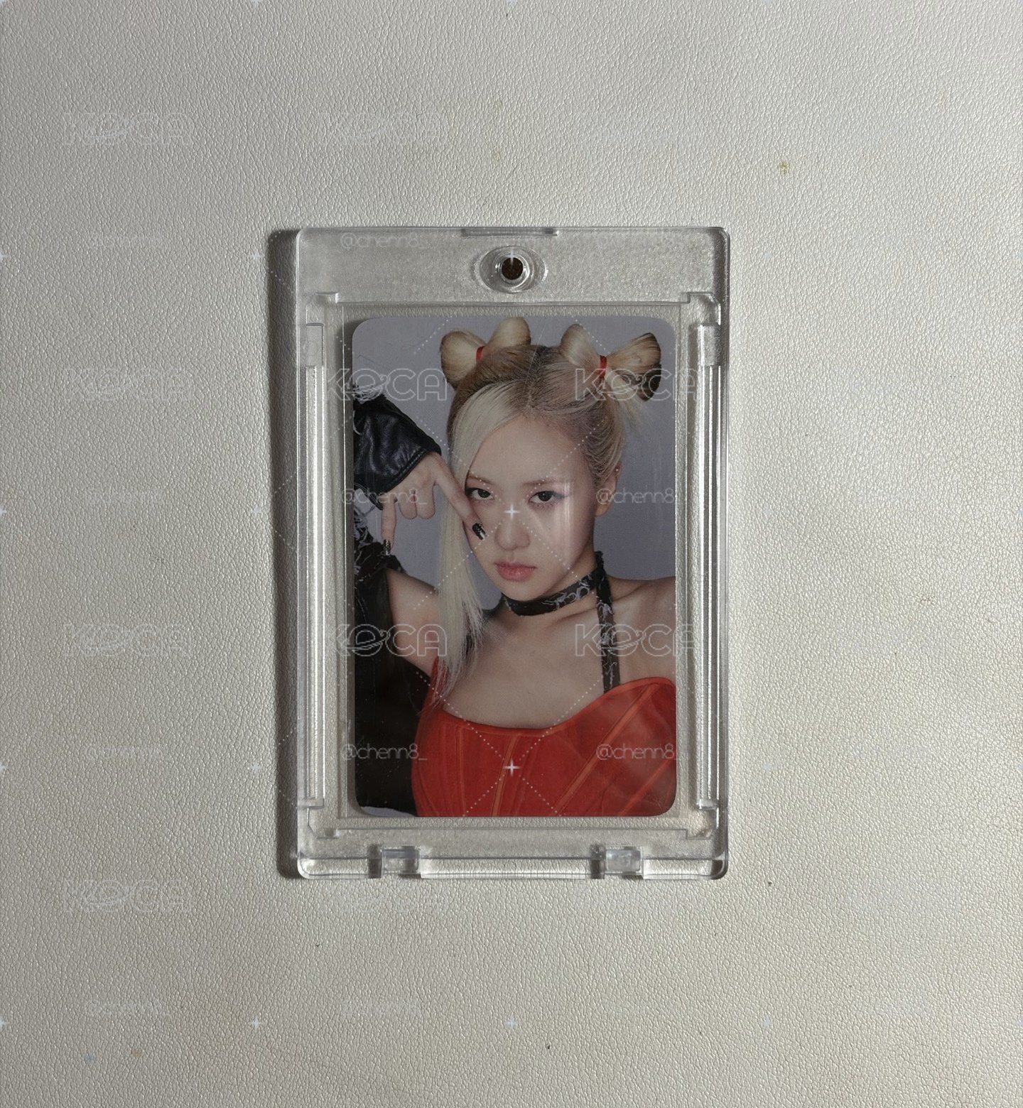 BORN PINK 周邊卡 鐵盒小卡 ( 右下角有大損 請先私訊看對光 )