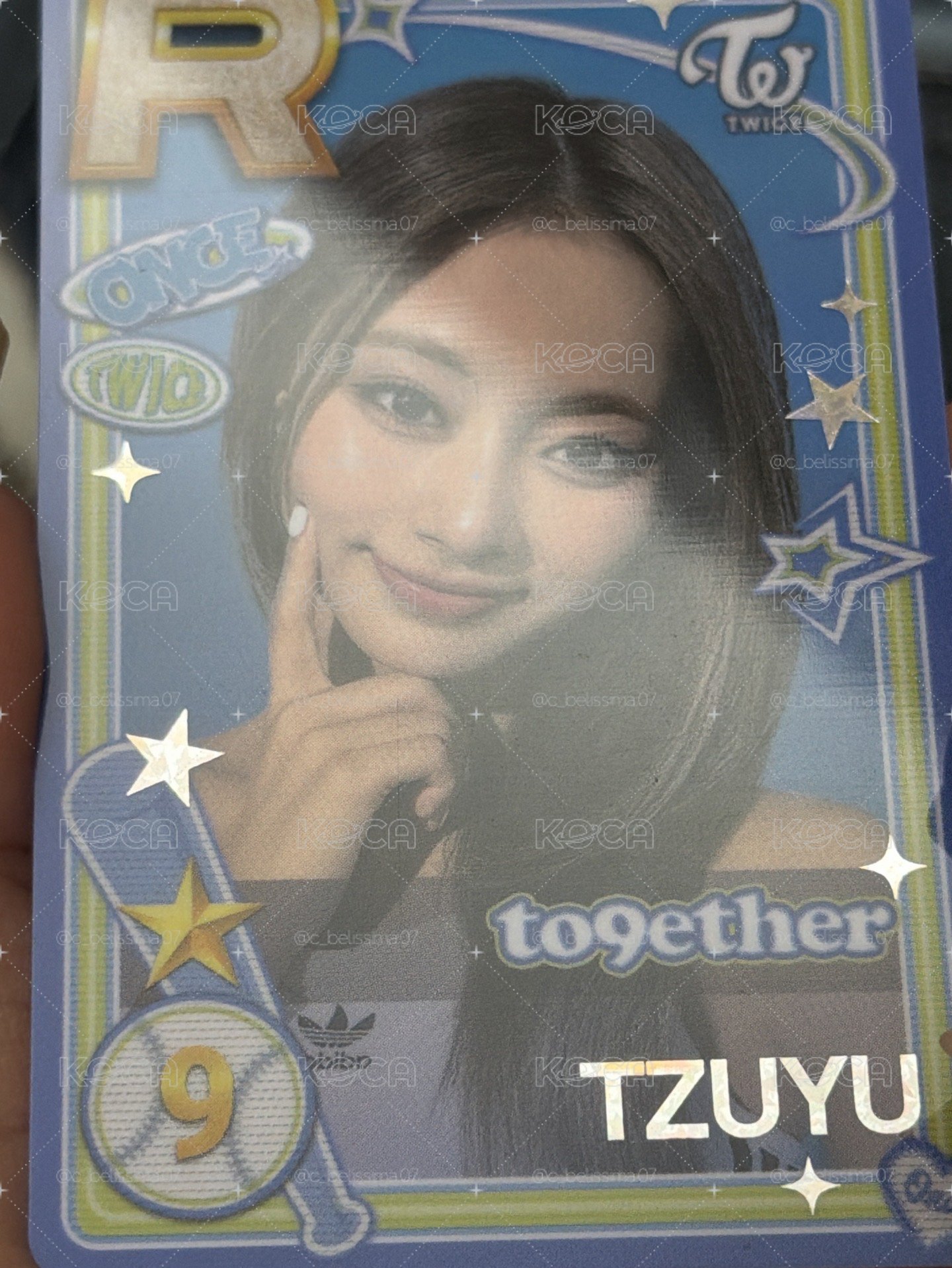 子瑜 SUPERSTAR 遊戲卡 to9ether