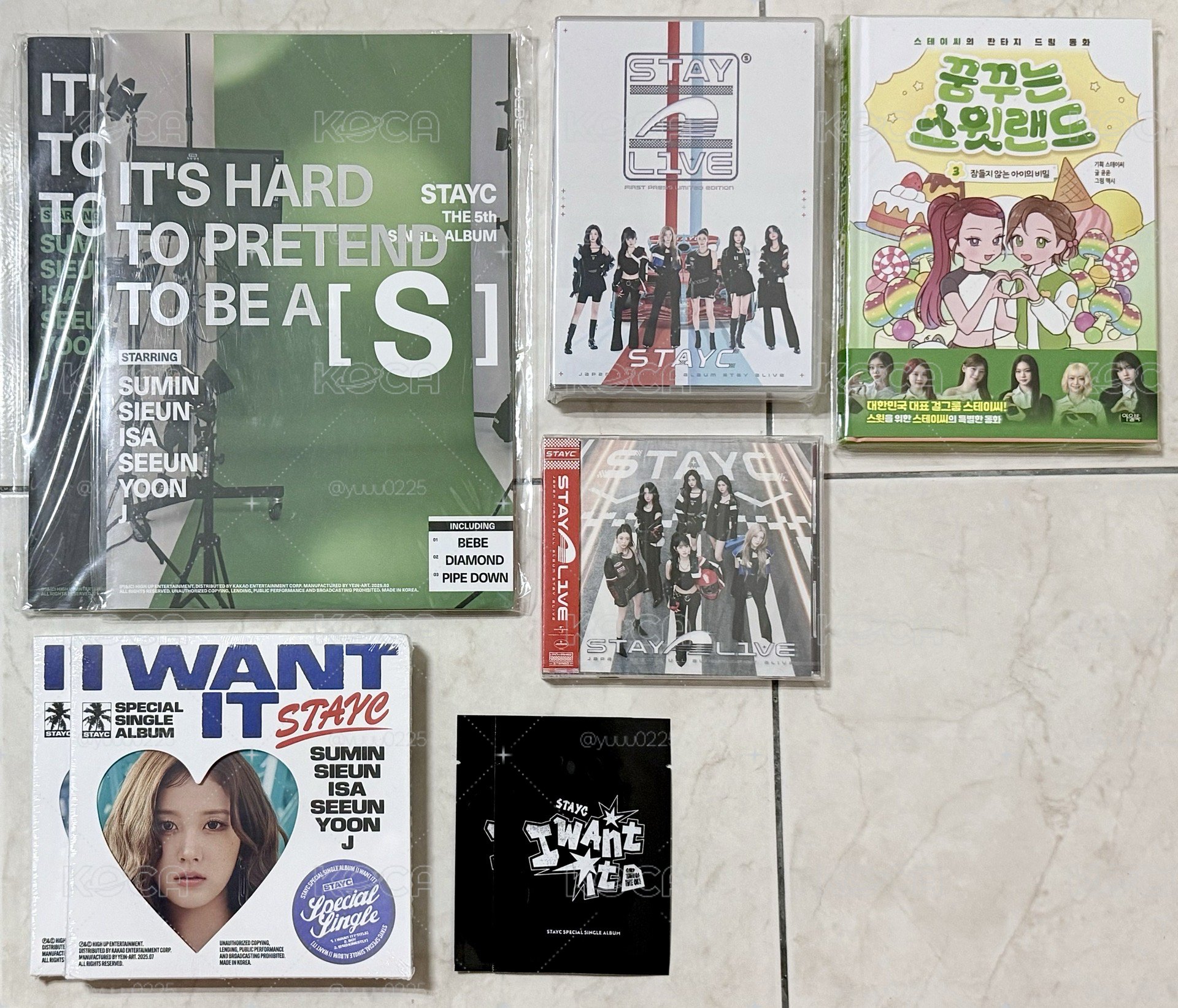 STAYC 未拆專 日專 電子專 [S]/I WANT IT/STAY ALIVE