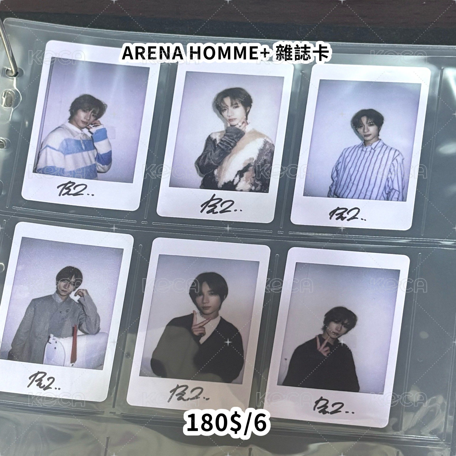 ARENA HOMME+ 雜誌卡 
