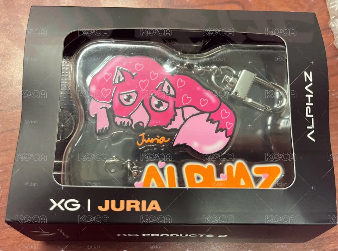成員自繪壓克力小狼吊飾 JURIA款 絕版