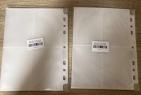 A5七孔霧面啞光卡冊內頁（1包10張不拆售）