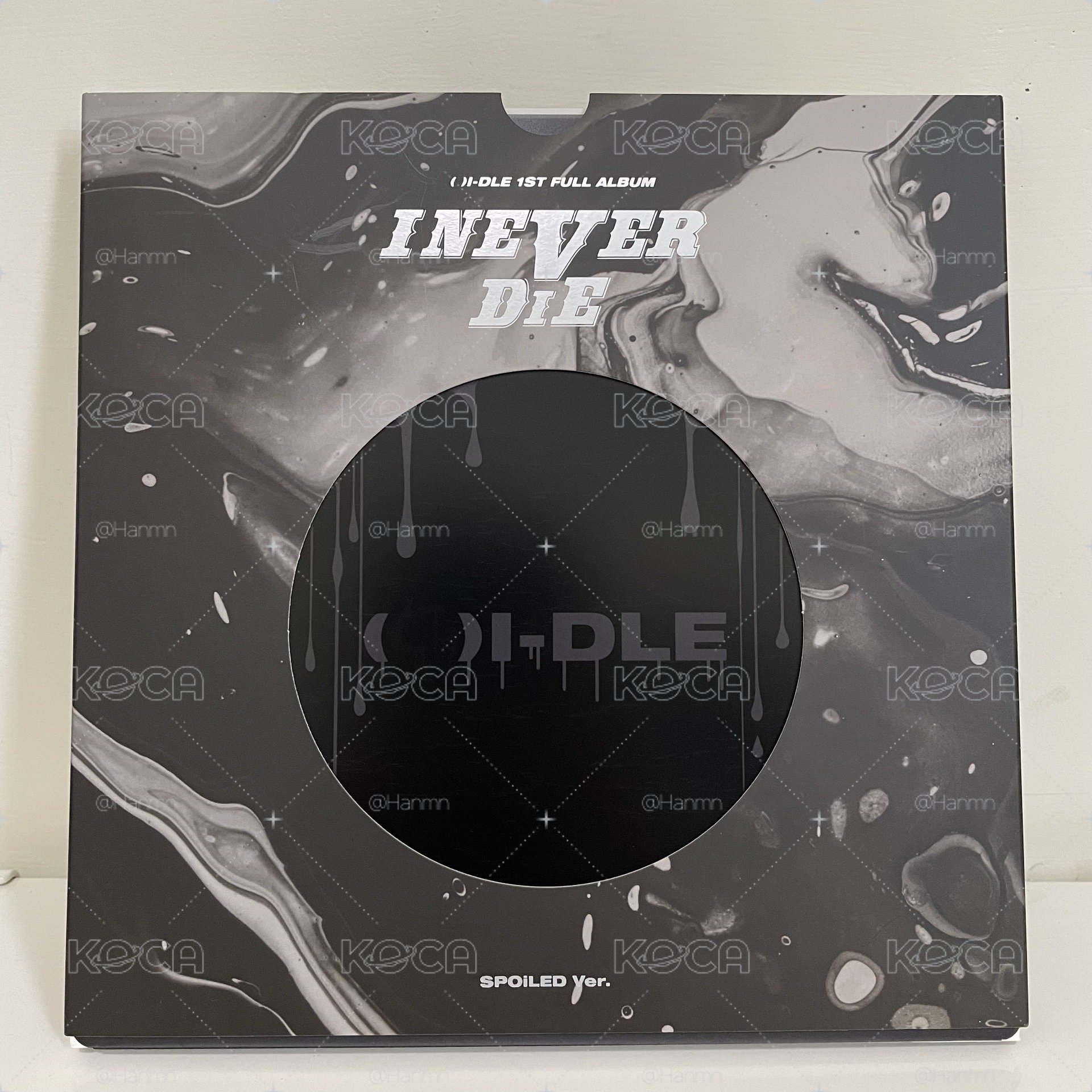 i-dle 正規一 I NEVER DIE SPOILED版 空專