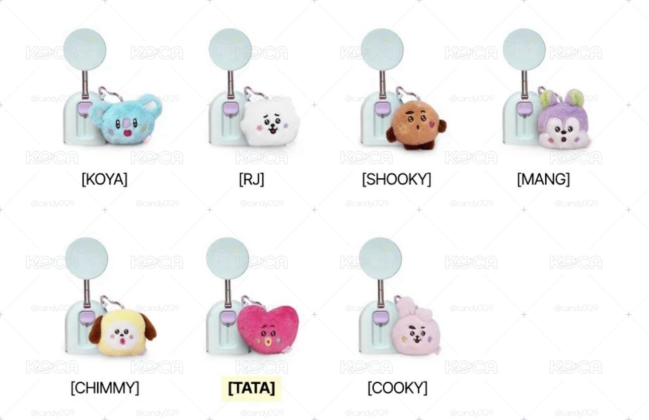 BT21 TATA 磁吸式旅行支架