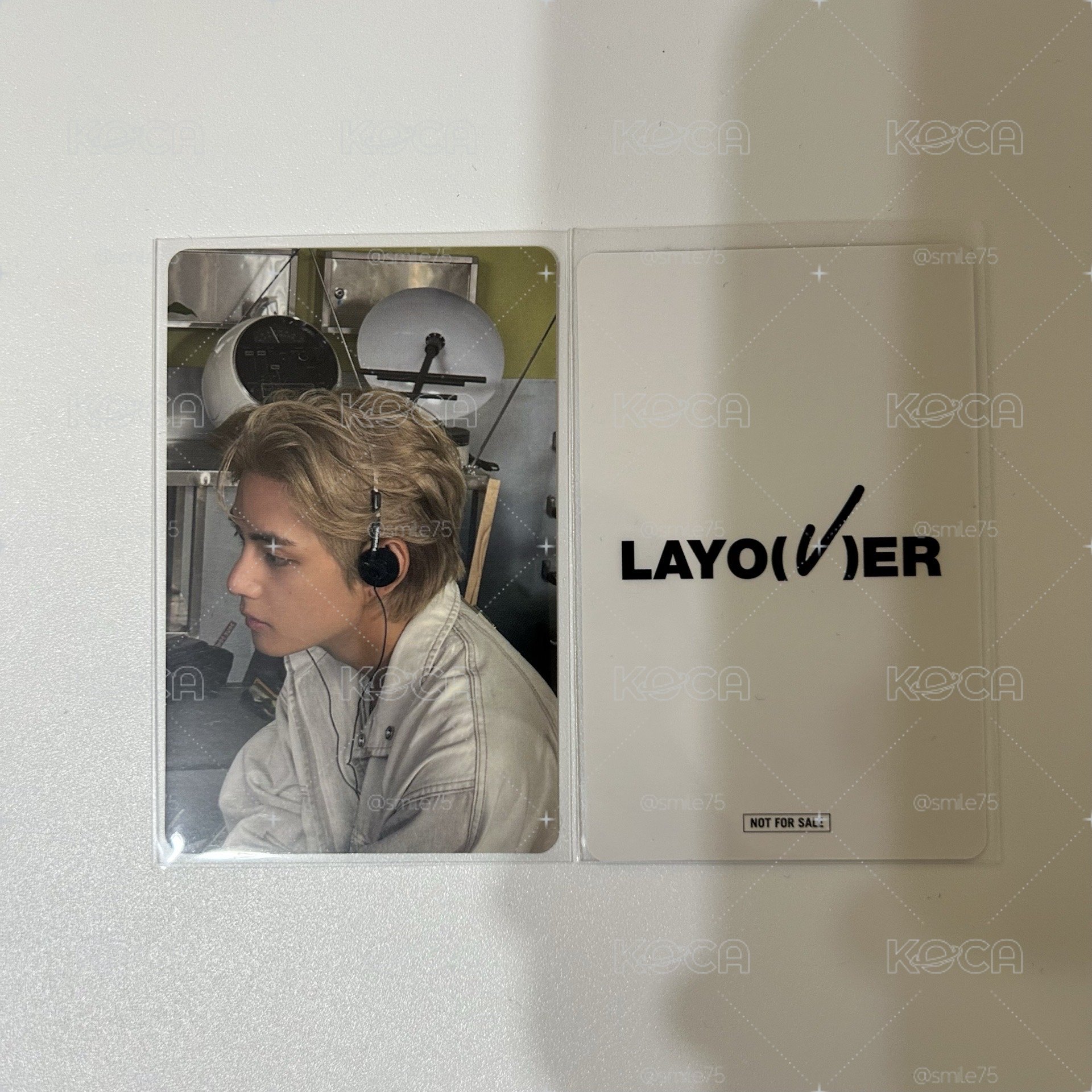BTS 防彈少年團 耳機泰 金泰亨 V Layover JPFC 日咖幸運卡 LD