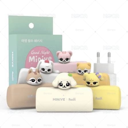 MINIVE 行動電源套組 含充電頭