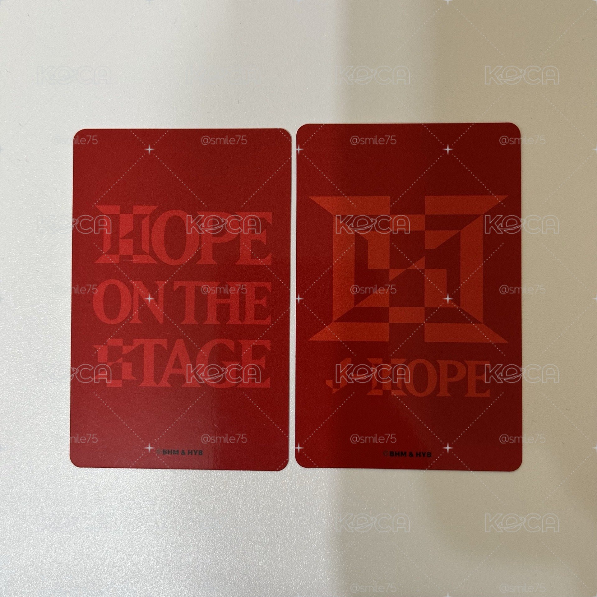 BTS 防彈少年團 Jhope 鄭號錫 HOTS 首爾/日本/澳門 演唱會 場限卡 特典