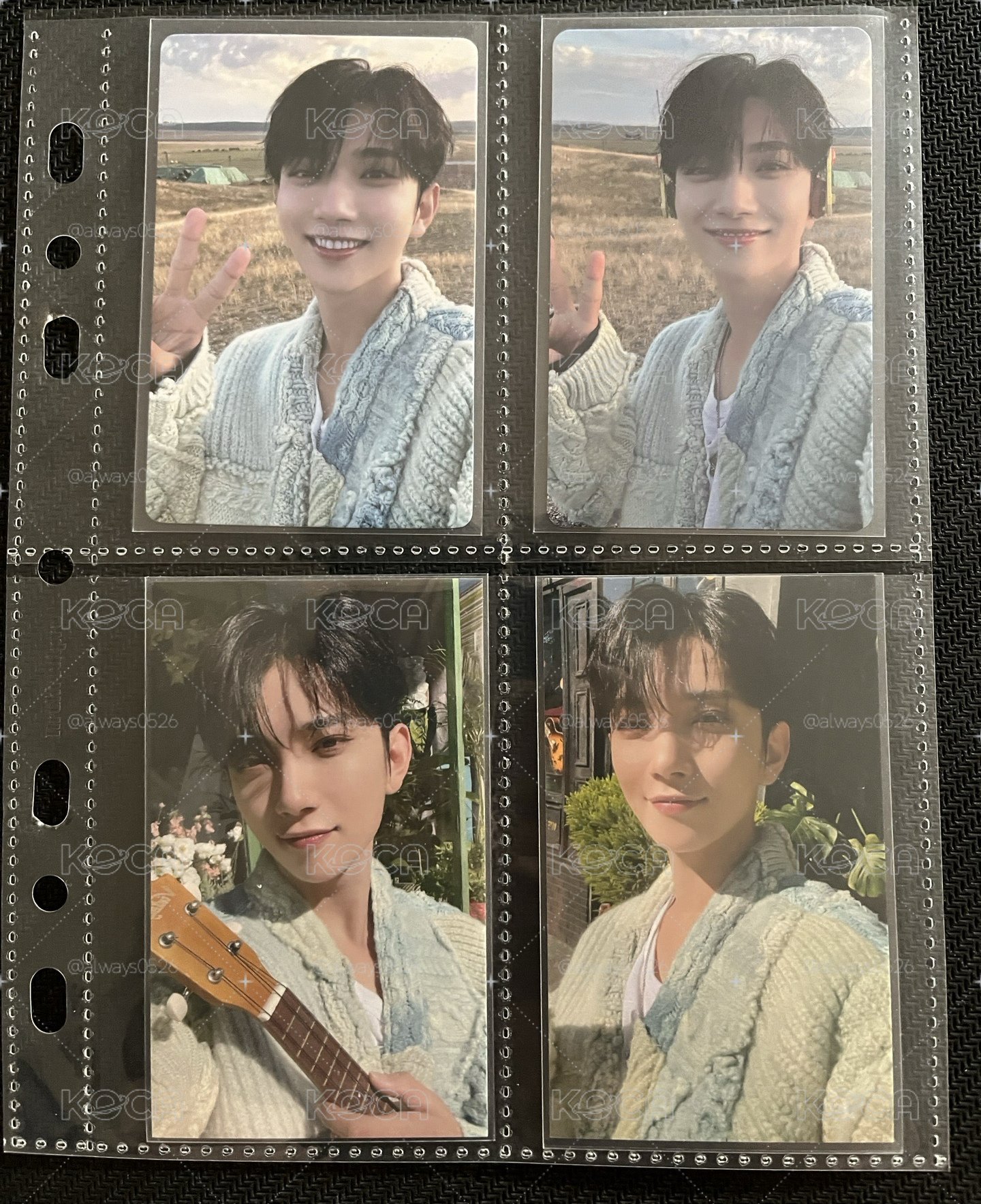 藍毛衣秀小盤 整圖出