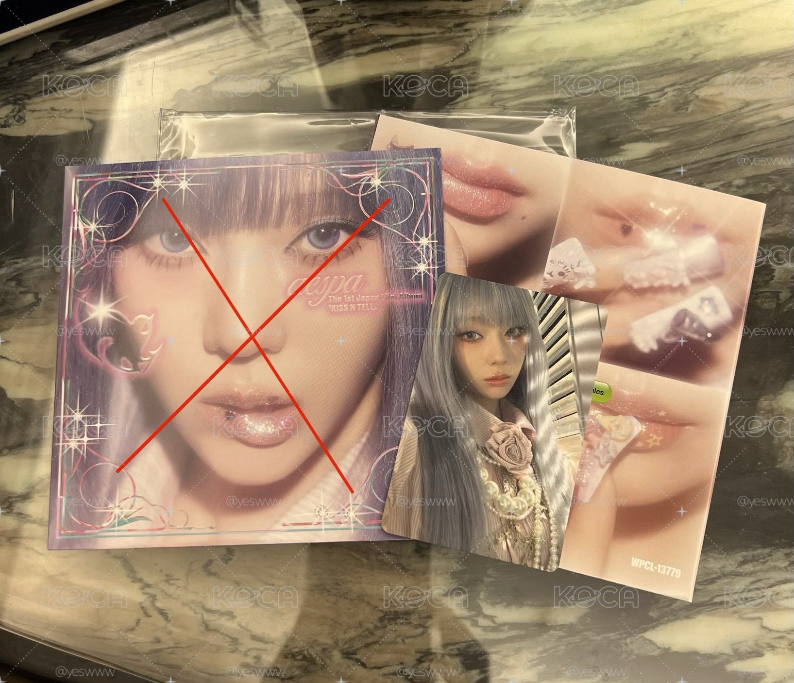 現貨 aespa kiss n tell 團封冬卡